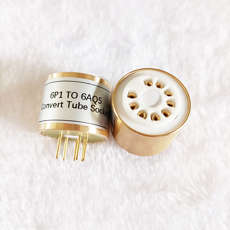 1PC 6P1 TO 6AQ5 DIY HIFI Audio Vacuum Tube Amplifier Convert Socket Adapter