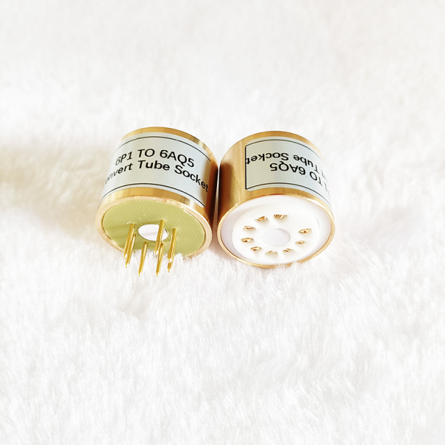 1PC 6P1 TO 6AQ5 DIY HIFI Audio Vacuum Tube Amplifier Convert Socket Adapter
