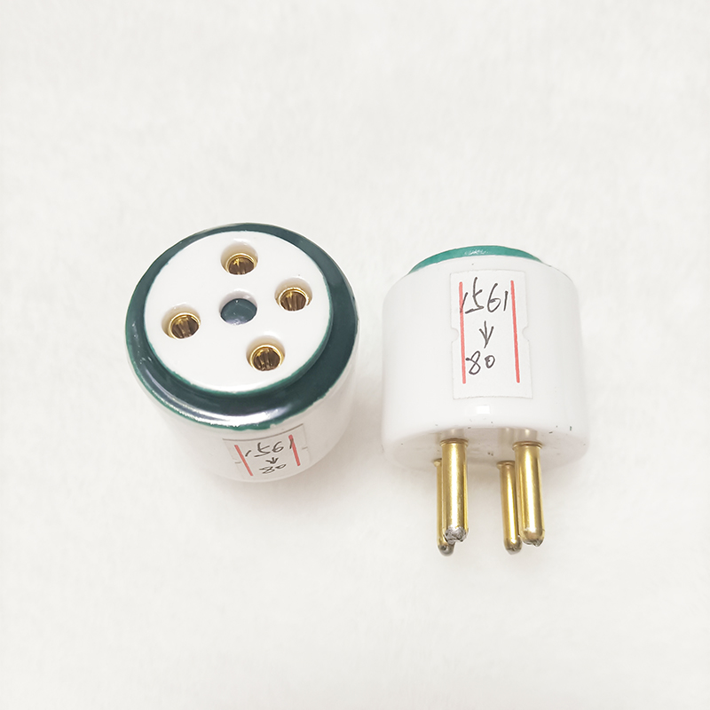 1PC handmade British B4 tube to UX4 1561 TO 80 vacuum tube socket adapter converter