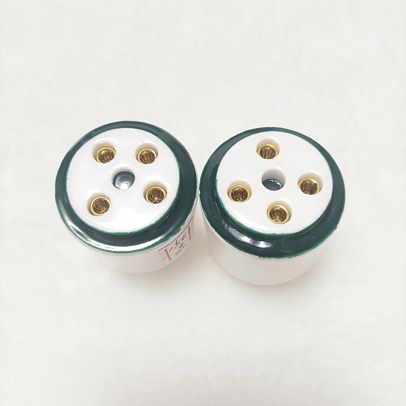 1PC handmade British B4 tube to UX4 1561 TO 80 vacuum tube socket adapter converter