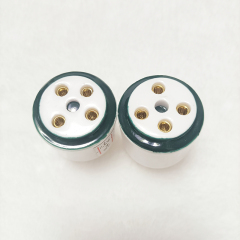 1PC handmade British B4 tube to UX4 1561 TO 80 vacuum tube socket adapter converter