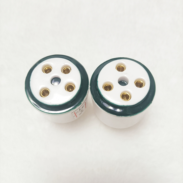 1PC handmade British B4 tube to UX4 1561 TO 80 vacuum tube socket adapter converter