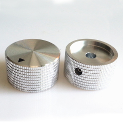 1PC 30x17mm Silver Aluminum Knob Volume Potentiometer for Speaker Amplifier Radio 6mm