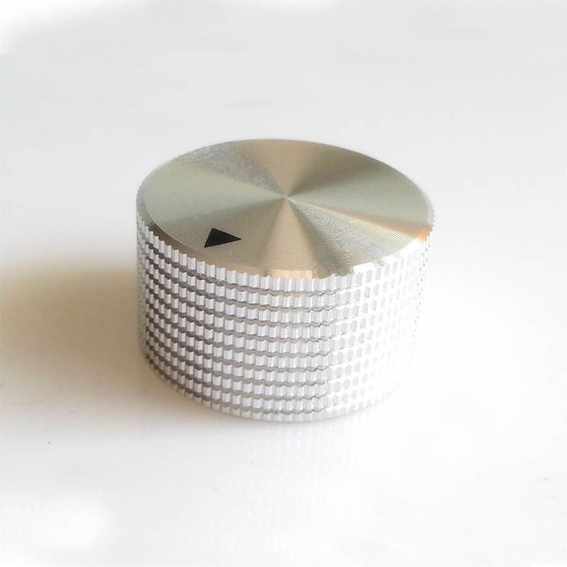 1PC 30x17mm Silver Aluminum Knob Volume Potentiometer for Speaker Amplifier Radio 6mm