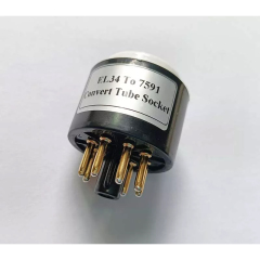 1PC EL34 to 7591 Vacuum TUBE SOCKET ADAPTER EL34 （top）TO 7591