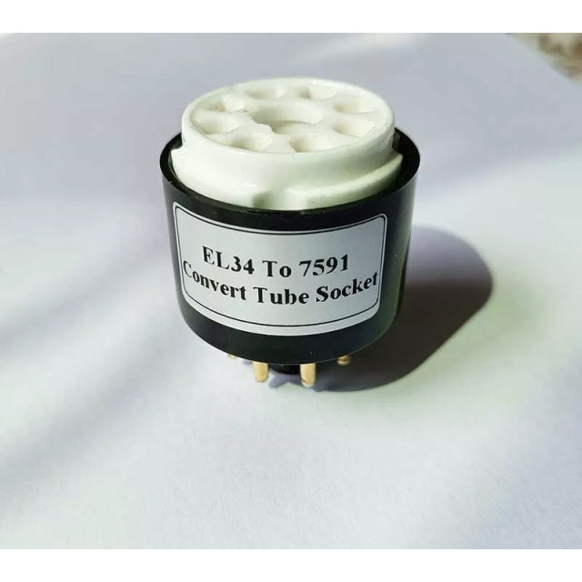 1PC EL34 to 7591 Vacuum TUBE SOCKET ADAPTER EL34 （top）TO 7591