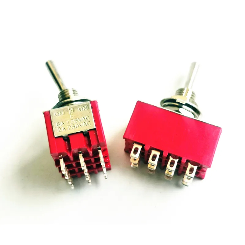 1PC Toggle Switch 12pin 2positions ON-ON 2A 250V 6A 120VAC