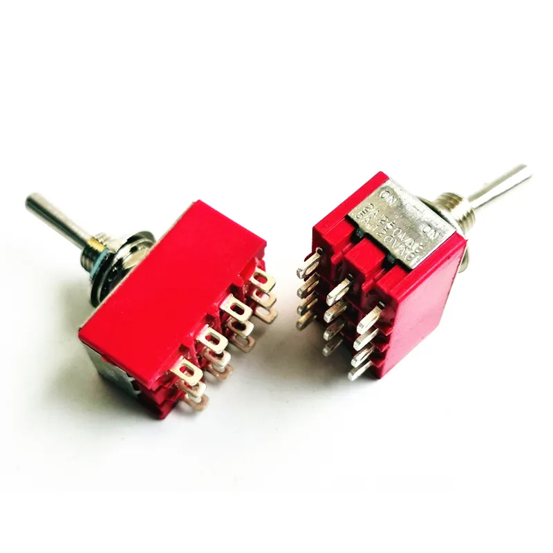 1PC Toggle Switch 12pin 2positions ON-ON 2A 250V 6A 120VAC