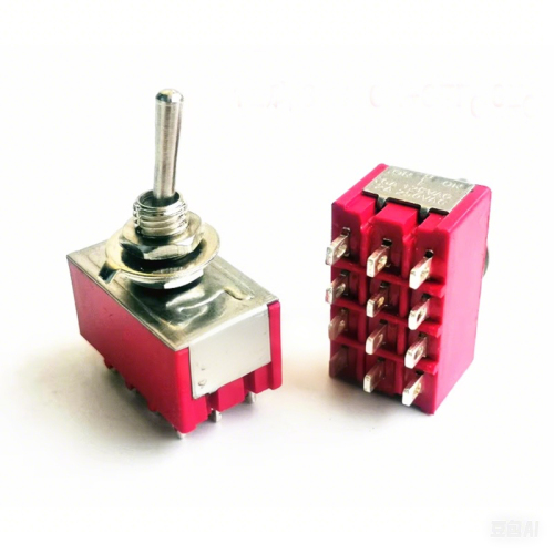 1PC Toggle Switch 12pin 3positions ON-OFF- ON 2A 250V 6A 120VAC
