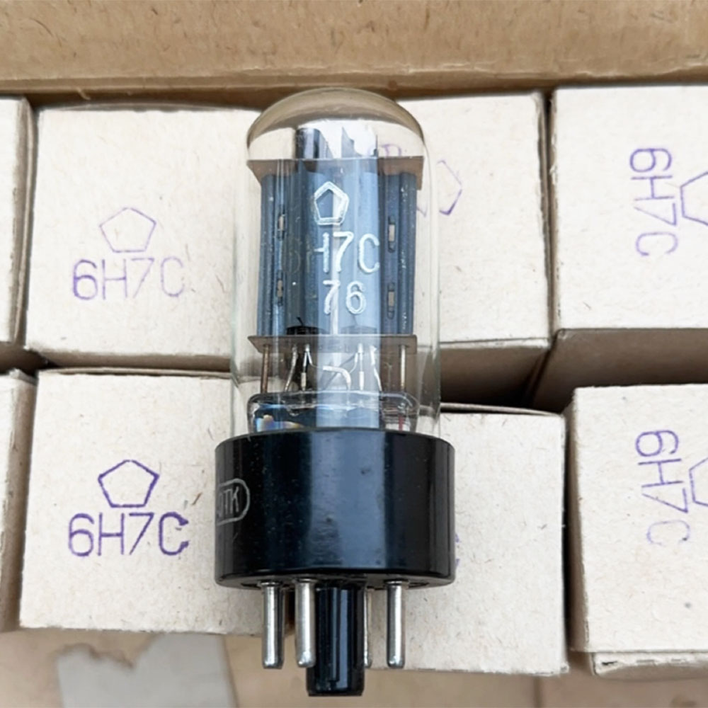 1PC New old stock Soviet 6H7C Vacuum Tube replace 6N7P