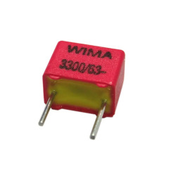 10pcs/lot German WIMA FKP2 63v 3300pF 332 3n3   Film Capacitor 5% for audio  DIY