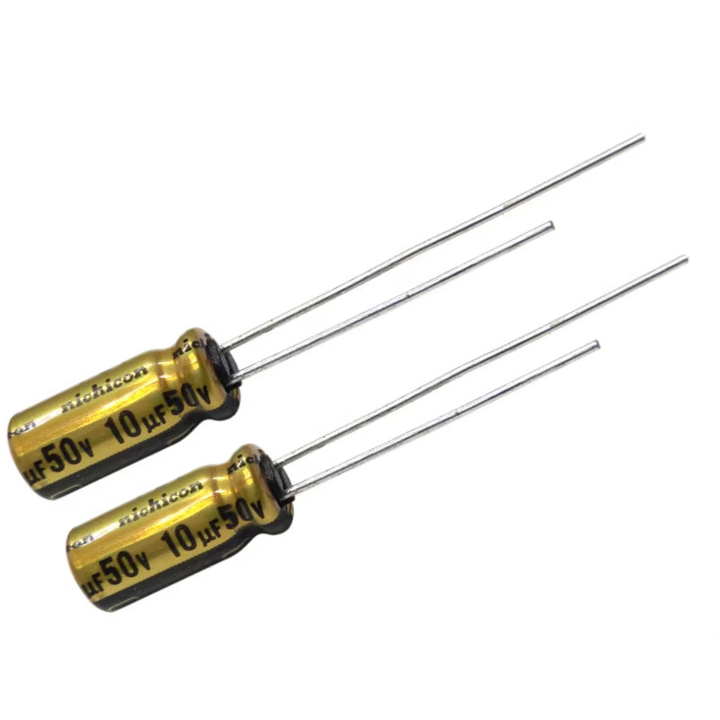 10pcs/lot Nichicon FW 10μF 50V Imported High-End Audio Electrolytic Capacitor 5*11mm
