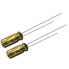 10pcs/lot Nichicon FW 10μF 50V Imported High-End Audio Electrolytic Capacitor 5*11mm
