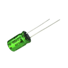 10pcs/lot  New Original Nichicon MUSE BP 100uF/25V Non-Polarized Audio Electrolytic Capacitor