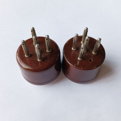 1pc Handmade UX4 to B4 4pin to 5pin Vacuum Tube socket Adapter