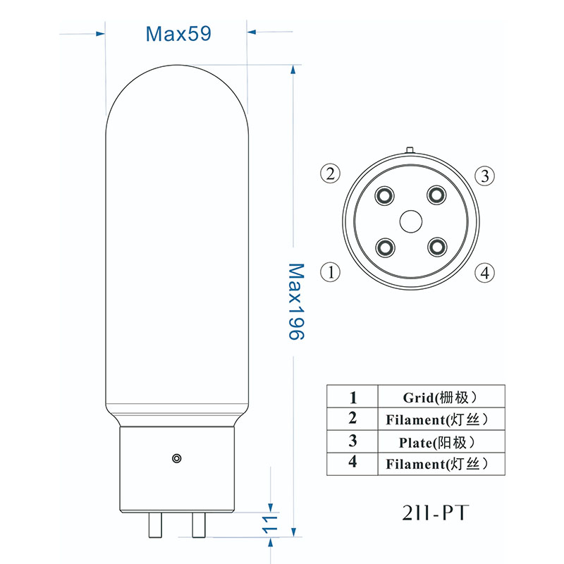 PSVANE  Classic 211-PT replace 211  HFI Audio Valve Vacuum Tubes  FOR tube amplifier DIY