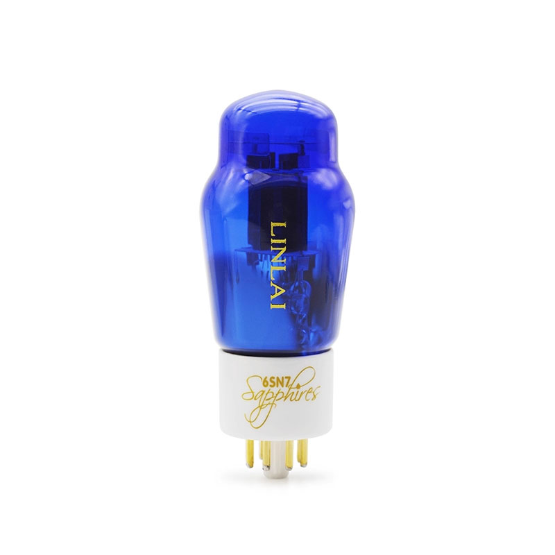 1PC Linlai 6SN7 blue vacuum tube Replace  6SN7/6H8C/6N8P/CV181/5692