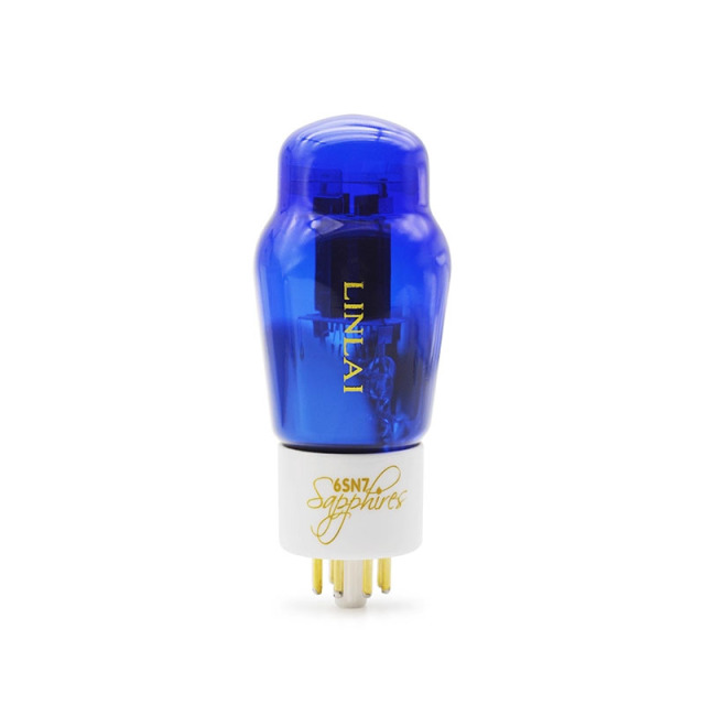 1PC Linlai 6SN7 blue vacuum tube Replace  6SN7/6H8C/6N8P/CV181/5692
