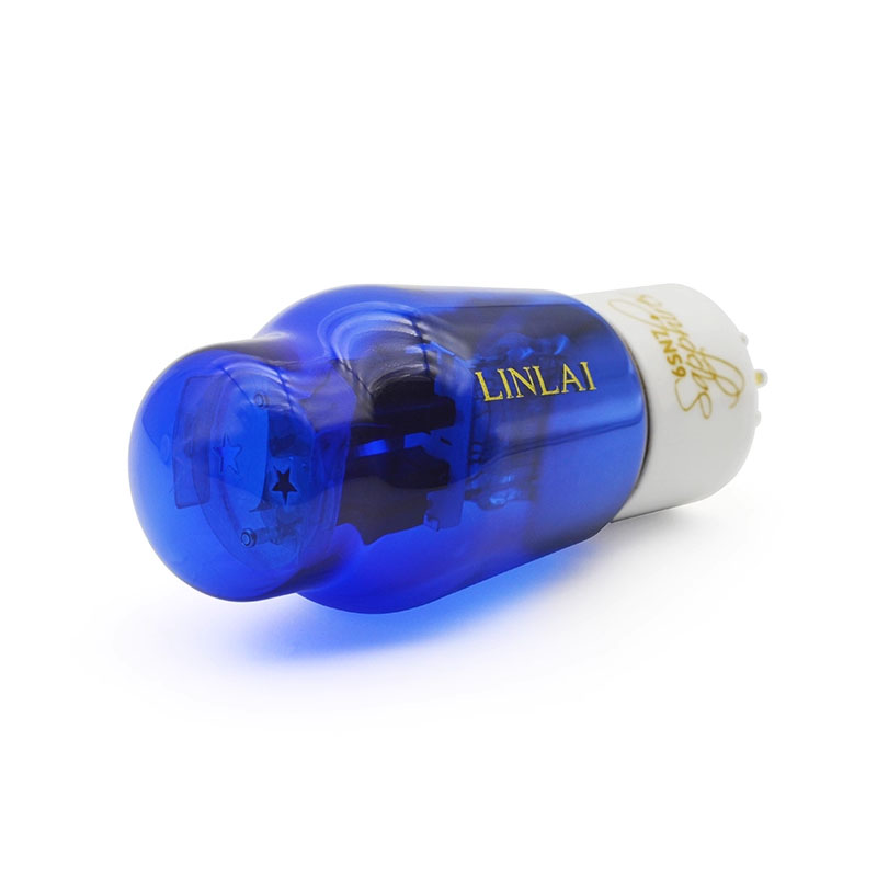 1PC Linlai 6SN7 blue vacuum tube Replace  6SN7/6H8C/6N8P/CV181/5692