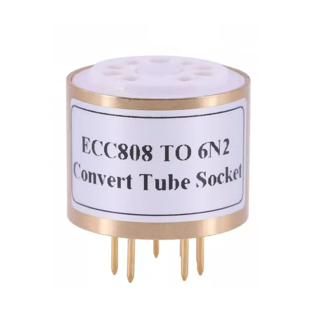1pc handmade ECC808 to 6N2 Vacuum Tube Socket Adapter