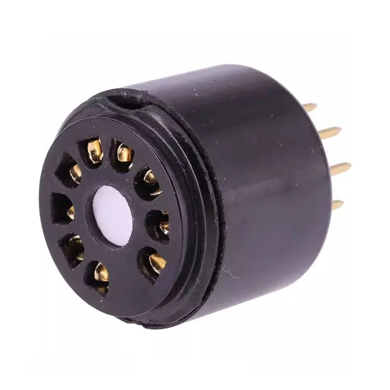 1PC ECC808 to 6N2  bakelite DIY Audio Amplifier Vacuum Tube Convert Socket Adapter