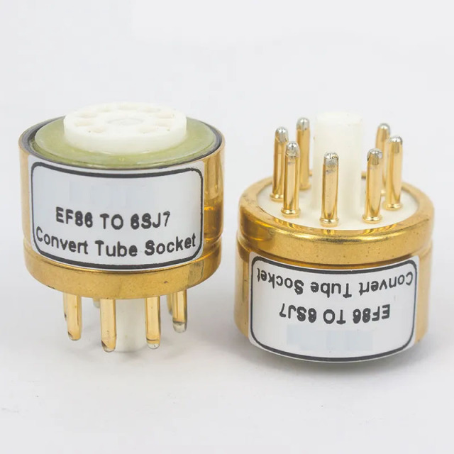 1PC EF86 TO 6SJ7 6J8P 6SH7 5693 Audio Vacuum Tube Amp Convert Socket Adapter