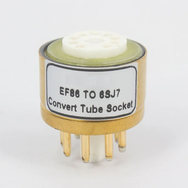1PC EF86 TO 6SJ7 6J8P 6SH7 5693 Audio Vacuum Tube Amp Convert Socket Adapter
