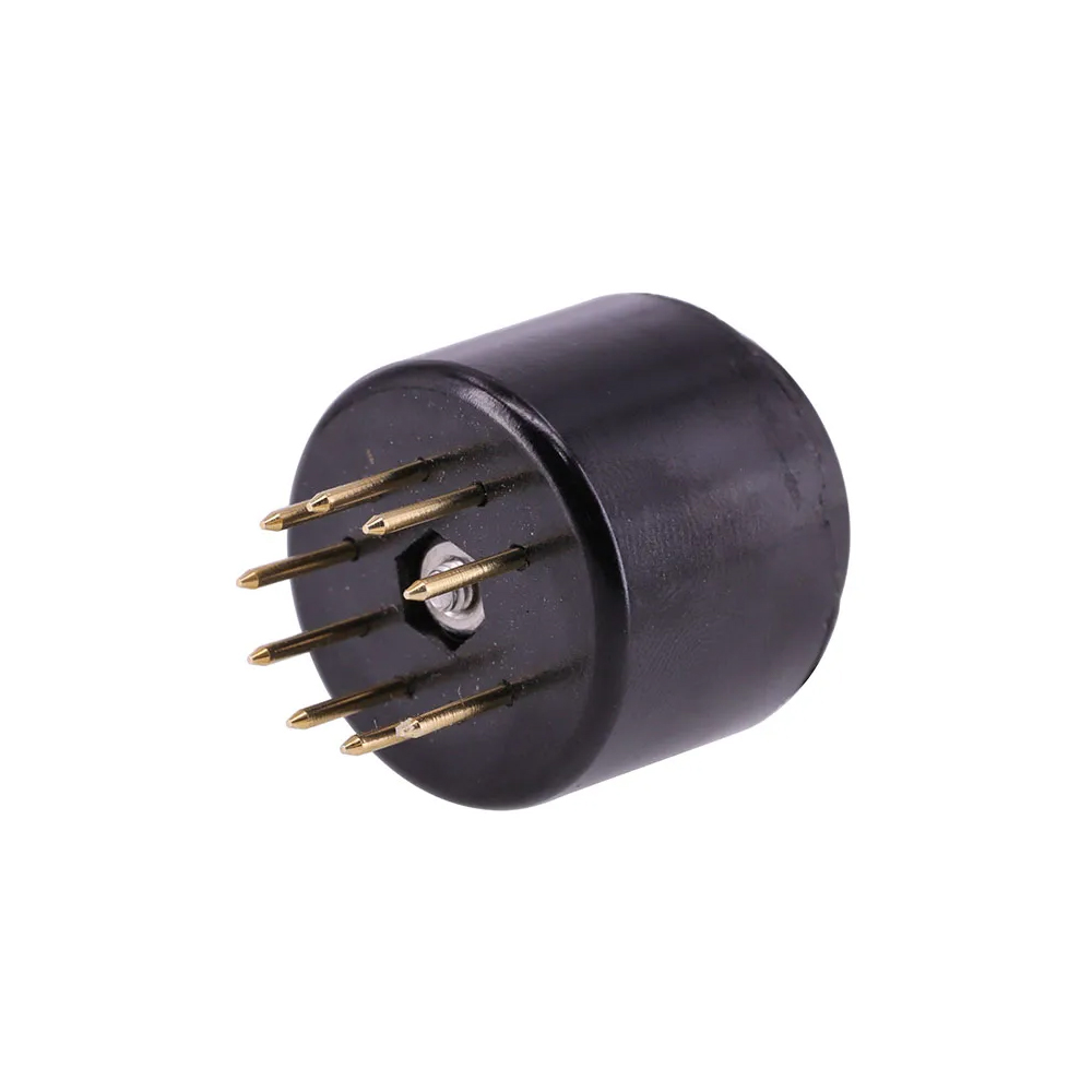 1PC 6N6 to 5687 bakelite DIY Audio Amplifier Vacuum Tube Convert Socket Adapter