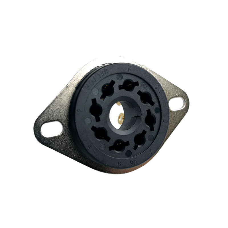 1PC BELTON Bakelite Gold-Plated 4-Pin Tube Socket Turret Terminal Compatible with 300B, 2A3, 811, 274A Tubes