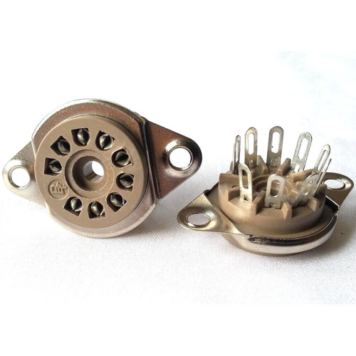 1PC BELTON 9-Pin Tube Socket VT9-ST-1 for 12AX7 EL84 12AU7 12AT7 Vacuum tube