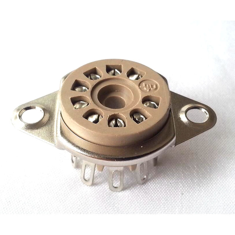 1PC BELTON 9-Pin Tube Socket VT9-ST-1 for 12AX7 EL84 12AU7 12AT7 Vacuum tube