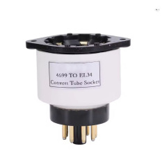 1pc handmade 4699 TO EL34  Vacuum Tube Socket Adapter for tube amplifier