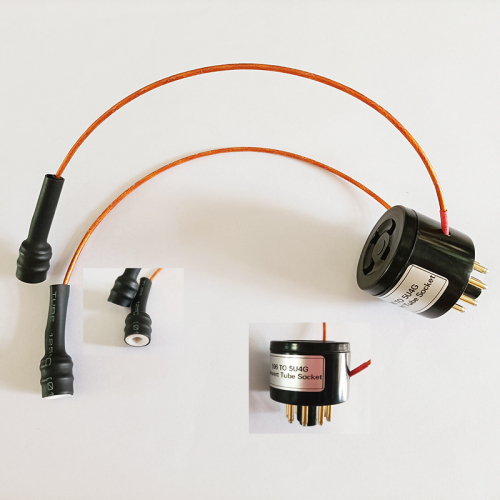 1PC 596 to 5U4  5U4G Vacuum Tube Adapter  Converter for Audio DIY