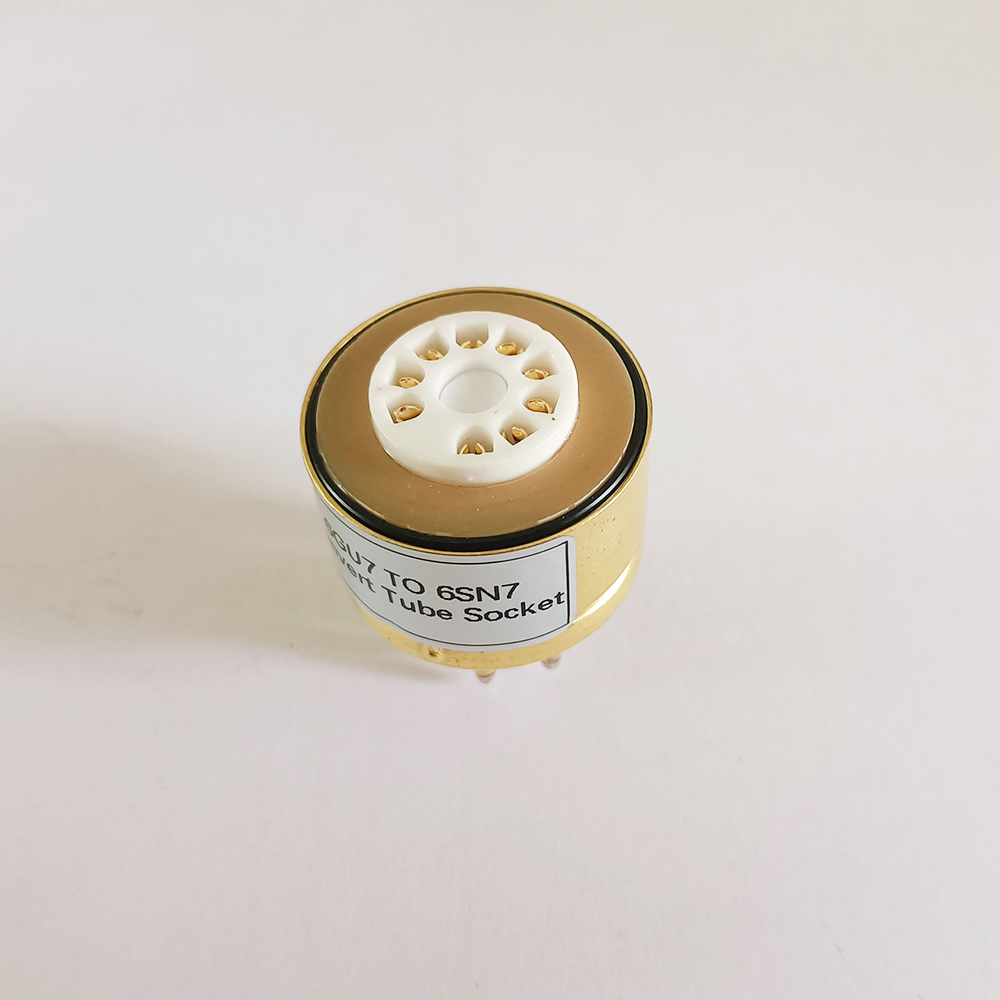 1PC 6GU7 to 6SN7 vacuum tube adapter socket converter