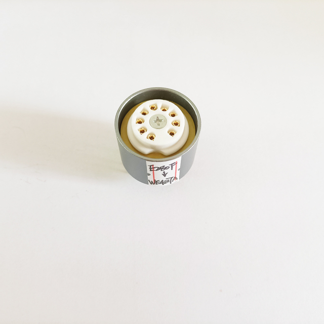 1PC E280F (Top) to 437A (Bottom) Vacuum Tube Adapter for Western Electric 437A Amplifier Sockets E280F to 437A