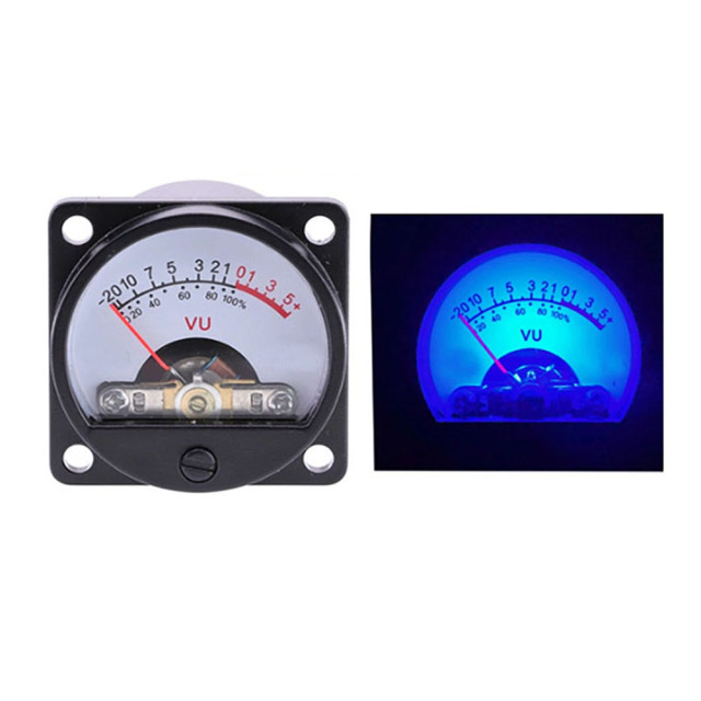 1PC 35mm Panel VU Meter 500VU with Backlight for tube amplifier