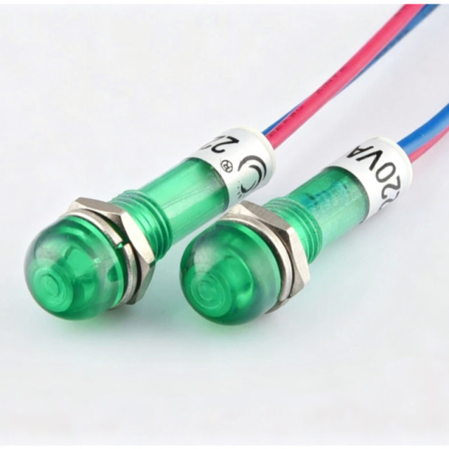 100 pcs 12V 24V tube radio dial indication Lamp Light Bulb LED power light