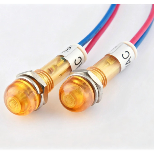 100 pcs 12V 24V tube radio dial indication Lamp Light Bulb LED power light