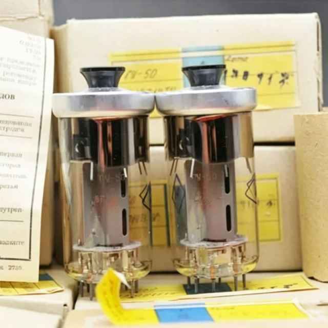 New old stock RY‑50 (FU‑50 / GY‑50) FU50 Soviet Vacuum Tube Audio Power Amplifier Tube