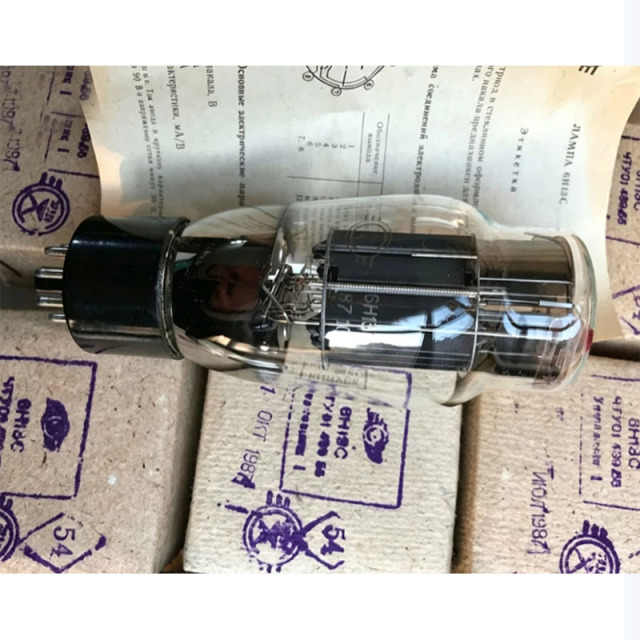 New old stock Soviet 6H13C Vacuum Tube Upgrade Replacement for 6N13P 6N5P, 6H5C 6080 6AS7