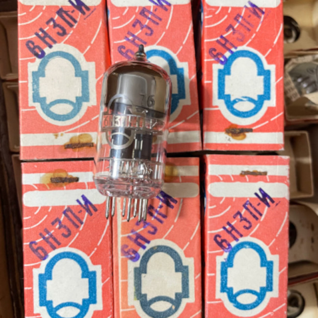 1PC Vintage Soviet  6H3n-N replace 5670 / 6N3 / 396A / 2C51 vacuum tube