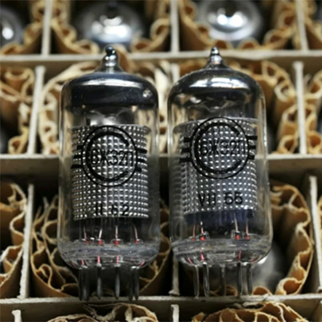 1PC NOS Soviet 6Ж32П Vacuum Tube, Direct Replacement for EF86 / 6J8, Rich‑Sounding Preamp Pentode