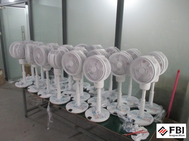 Electric fan inspection