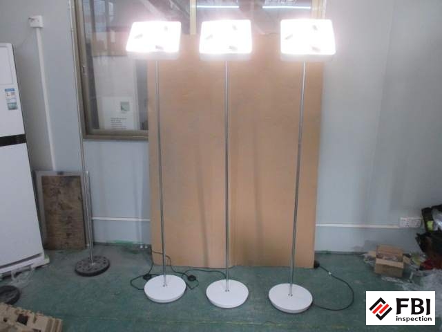 Floor lamp inspection
