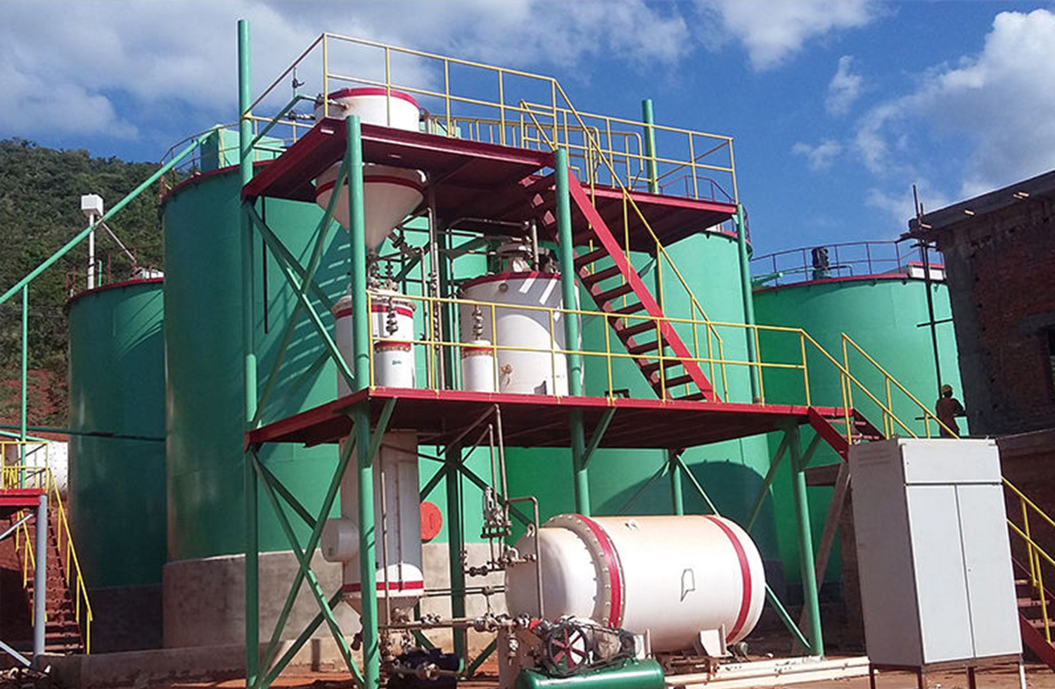 What is the Technological Process of the CIP Plant?