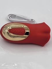 Bite and vibrate the mouth