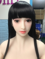 165 Soo-yeon, big breast silicone doll brown medium hair