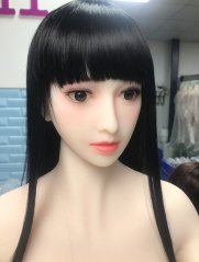 165 Soo-yeon, big breast silicone doll brown medium hair