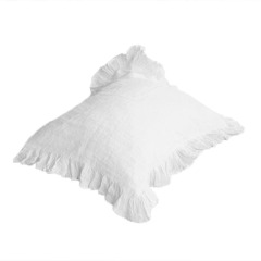 Linen Pillowcase with Flounce