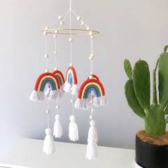 Rainbow Crib Mobile with Beads